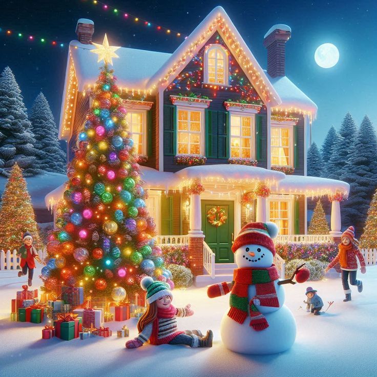 4 Imanes navideños